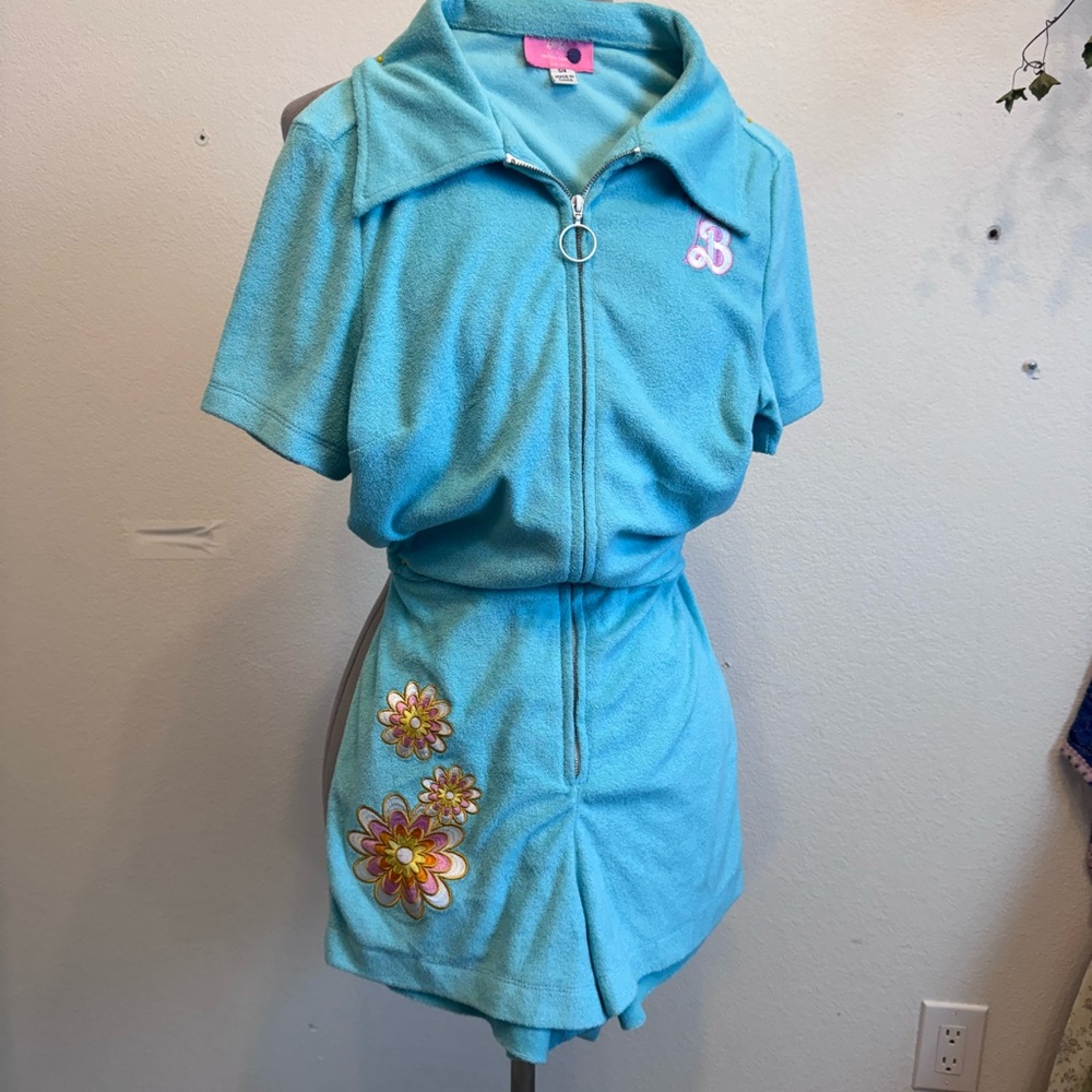 Barbie Aqua Terry Cloth Garment